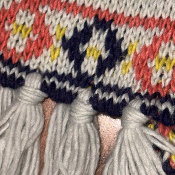 Free People High Life Fair Isle Poncho One Size - Picture 4 of 7